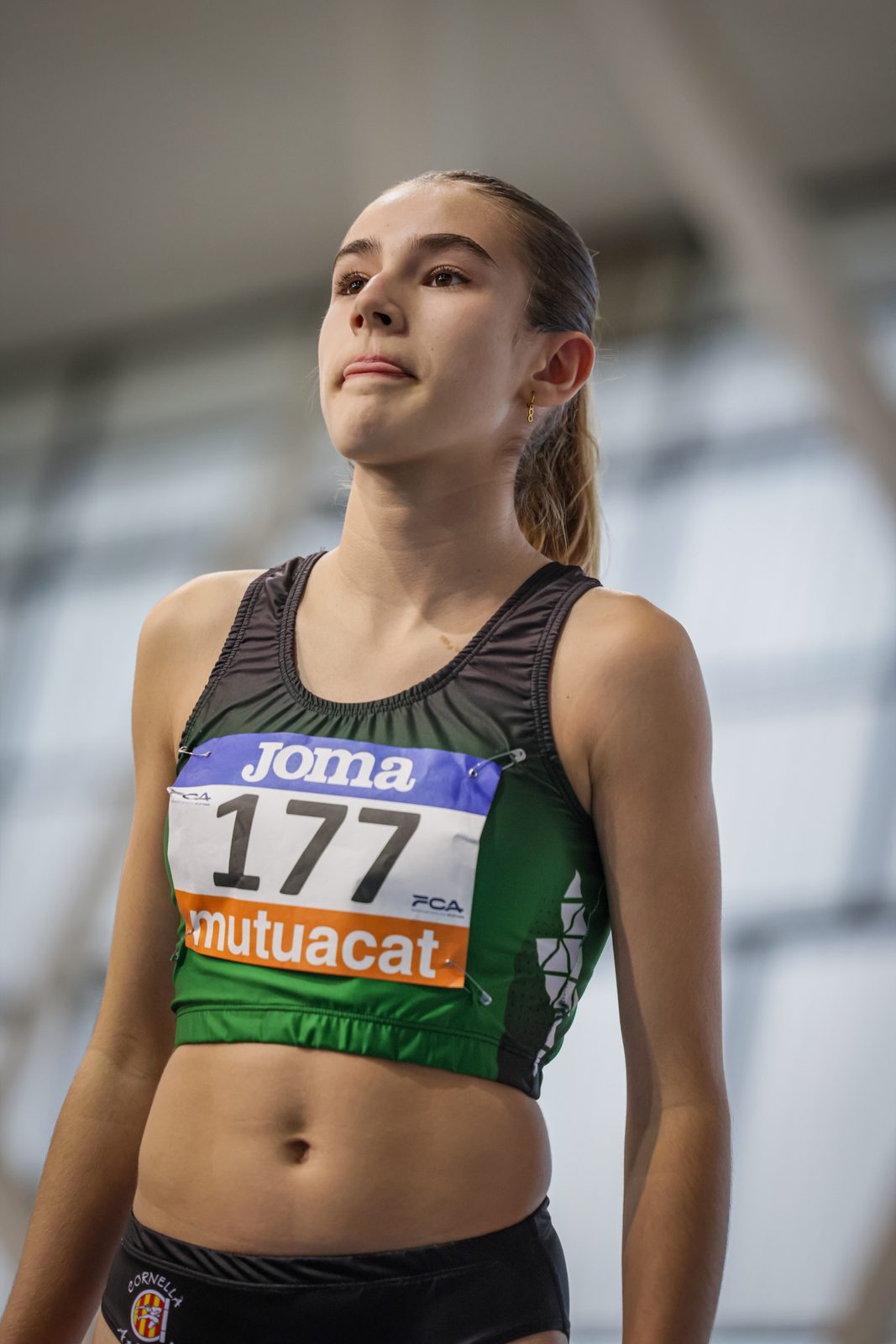 Claudia Teteris in her athletics kit